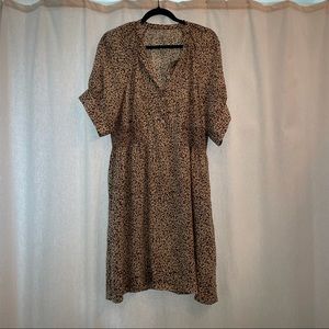 Baum Und Pferdgarten brown floral dress